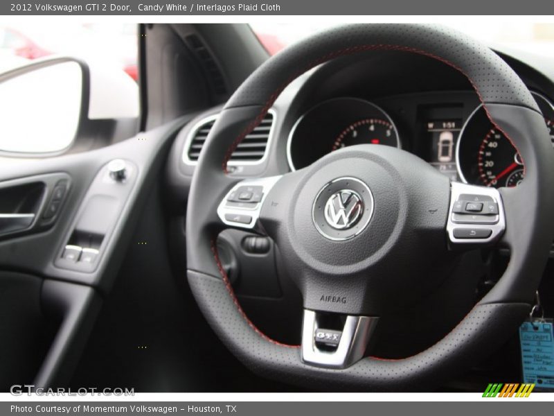 Candy White / Interlagos Plaid Cloth 2012 Volkswagen GTI 2 Door