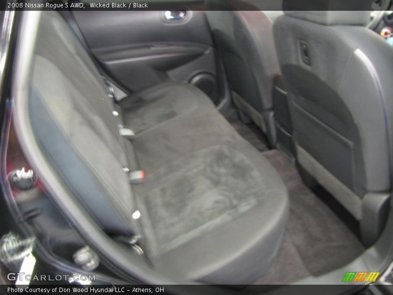 Wicked Black / Black 2008 Nissan Rogue S AWD