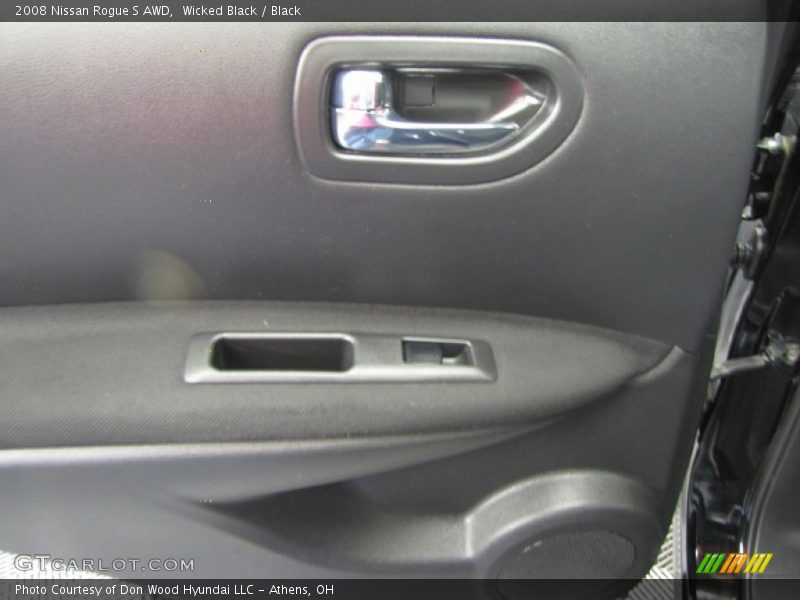 Wicked Black / Black 2008 Nissan Rogue S AWD