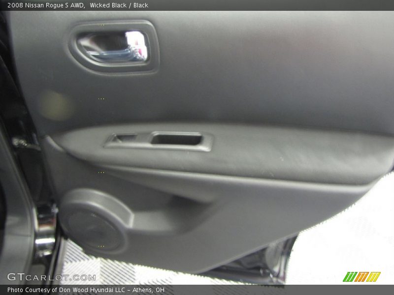 Wicked Black / Black 2008 Nissan Rogue S AWD