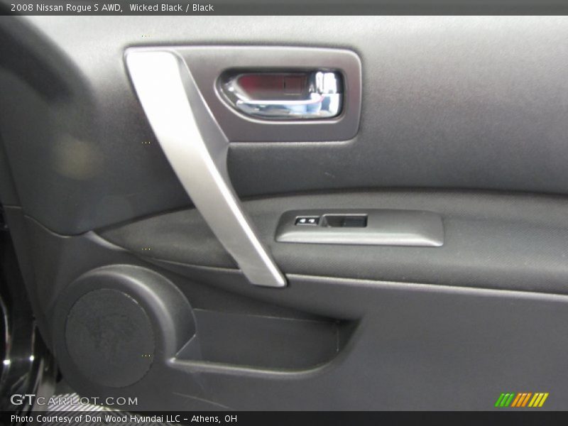 Wicked Black / Black 2008 Nissan Rogue S AWD