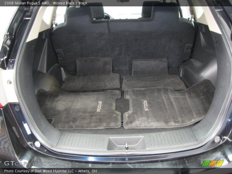 Wicked Black / Black 2008 Nissan Rogue S AWD