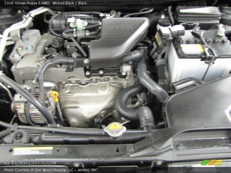 Wicked Black / Black 2008 Nissan Rogue S AWD
