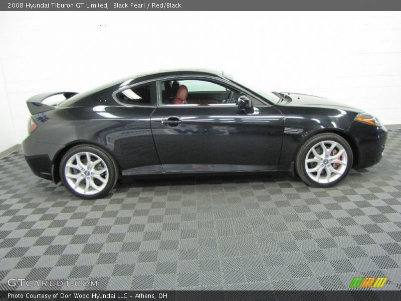 Black Pearl / Red/Black 2008 Hyundai Tiburon GT Limited