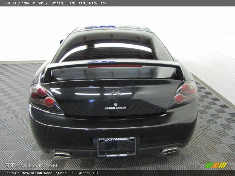 Black Pearl / Red/Black 2008 Hyundai Tiburon GT Limited