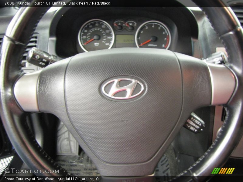 Black Pearl / Red/Black 2008 Hyundai Tiburon GT Limited
