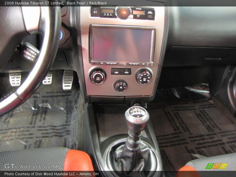 Black Pearl / Red/Black 2008 Hyundai Tiburon GT Limited