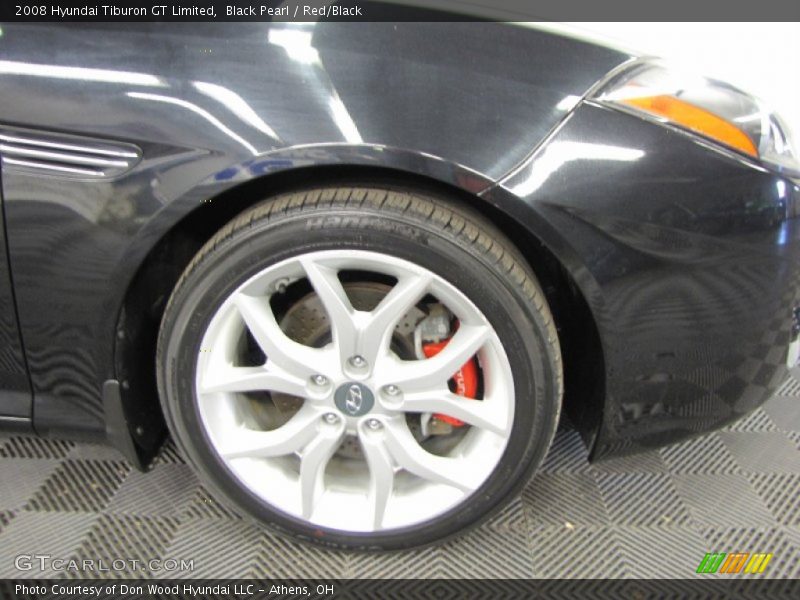 Black Pearl / Red/Black 2008 Hyundai Tiburon GT Limited