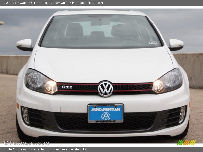 Candy White / Interlagos Plaid Cloth 2012 Volkswagen GTI 4 Door