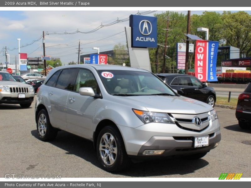 Billet Silver Metallic / Taupe 2009 Acura MDX
