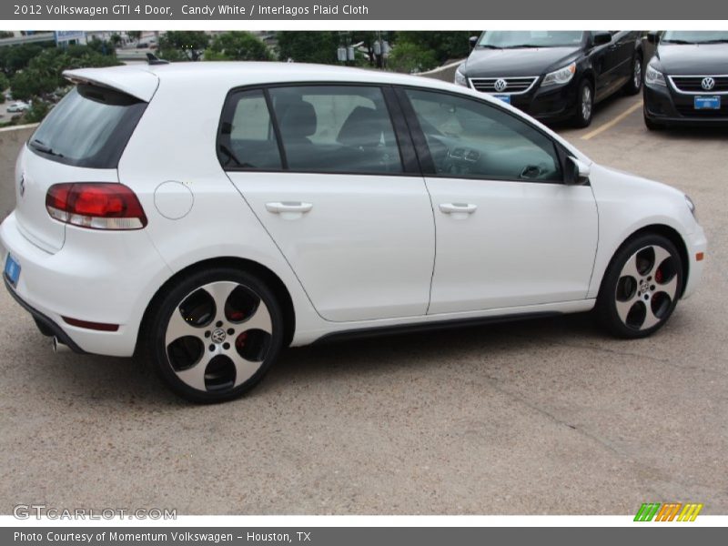 Candy White / Interlagos Plaid Cloth 2012 Volkswagen GTI 4 Door