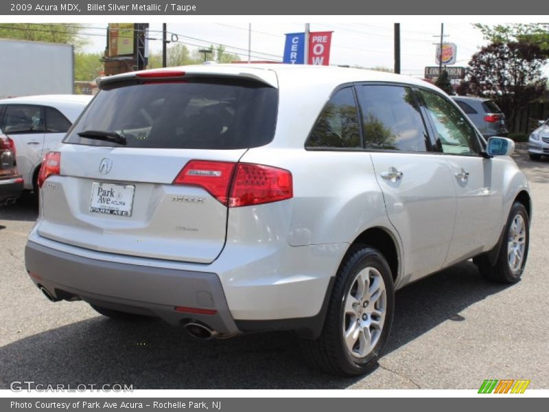 Billet Silver Metallic / Taupe 2009 Acura MDX