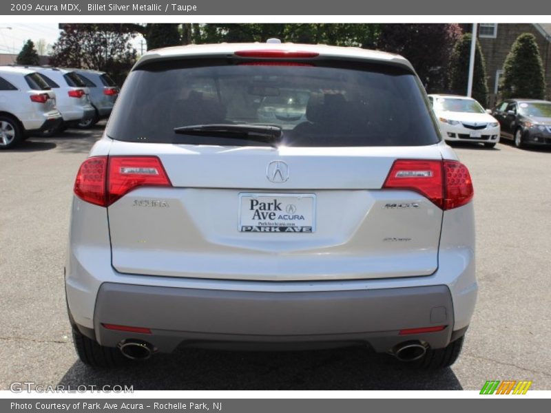Billet Silver Metallic / Taupe 2009 Acura MDX