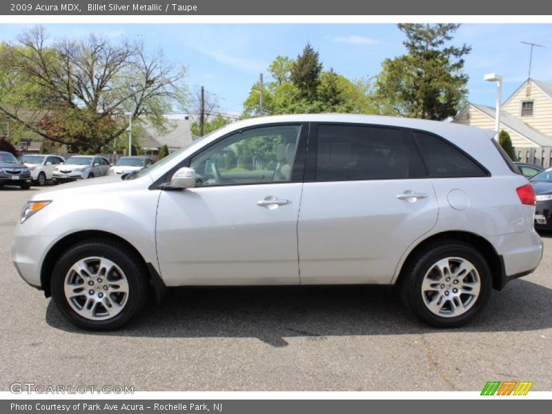 Billet Silver Metallic / Taupe 2009 Acura MDX