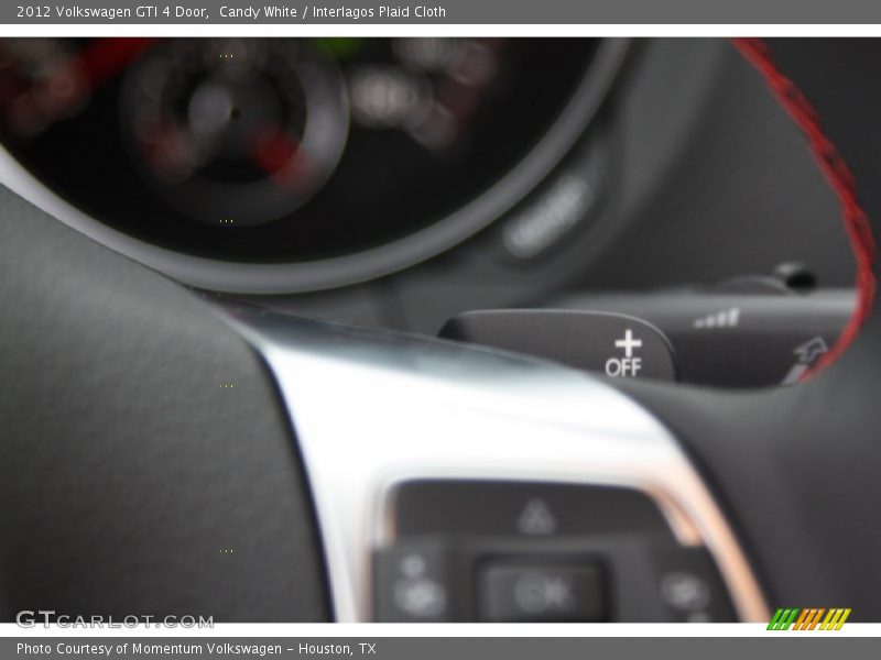 Candy White / Interlagos Plaid Cloth 2012 Volkswagen GTI 4 Door