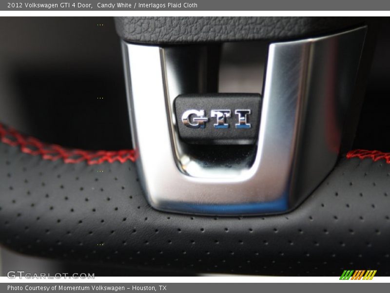 Candy White / Interlagos Plaid Cloth 2012 Volkswagen GTI 4 Door
