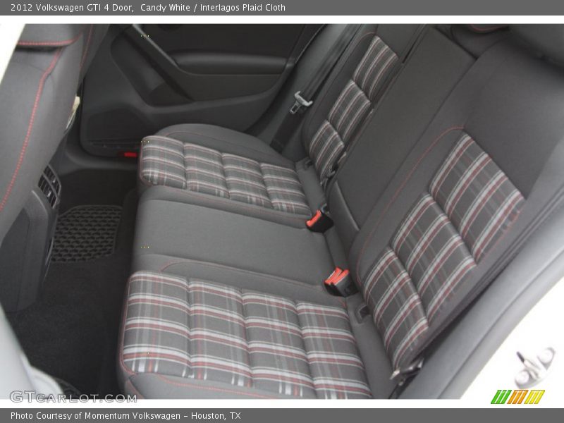 Candy White / Interlagos Plaid Cloth 2012 Volkswagen GTI 4 Door