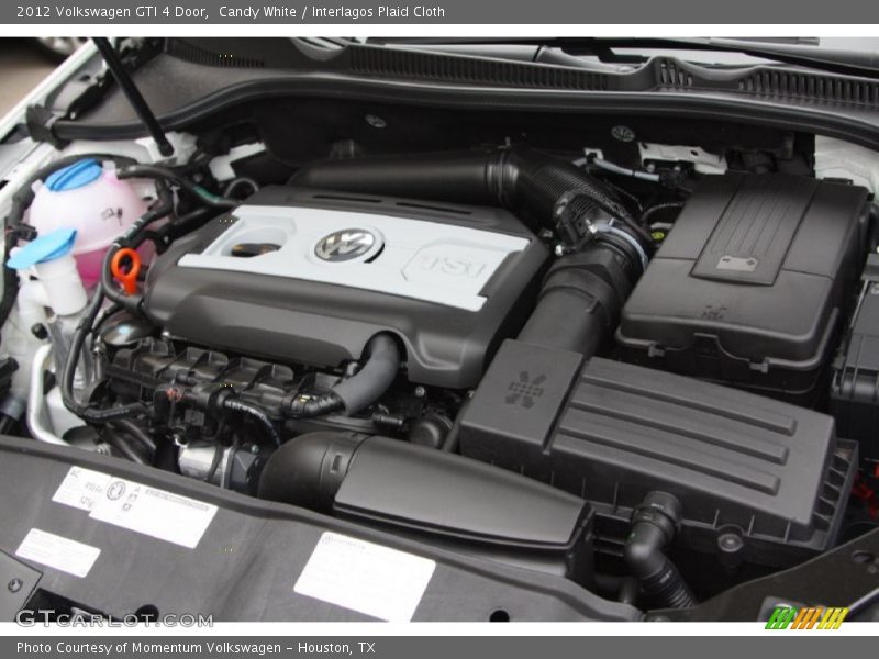 Candy White / Interlagos Plaid Cloth 2012 Volkswagen GTI 4 Door