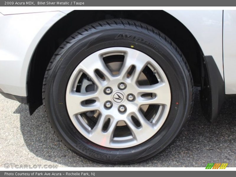 Billet Silver Metallic / Taupe 2009 Acura MDX