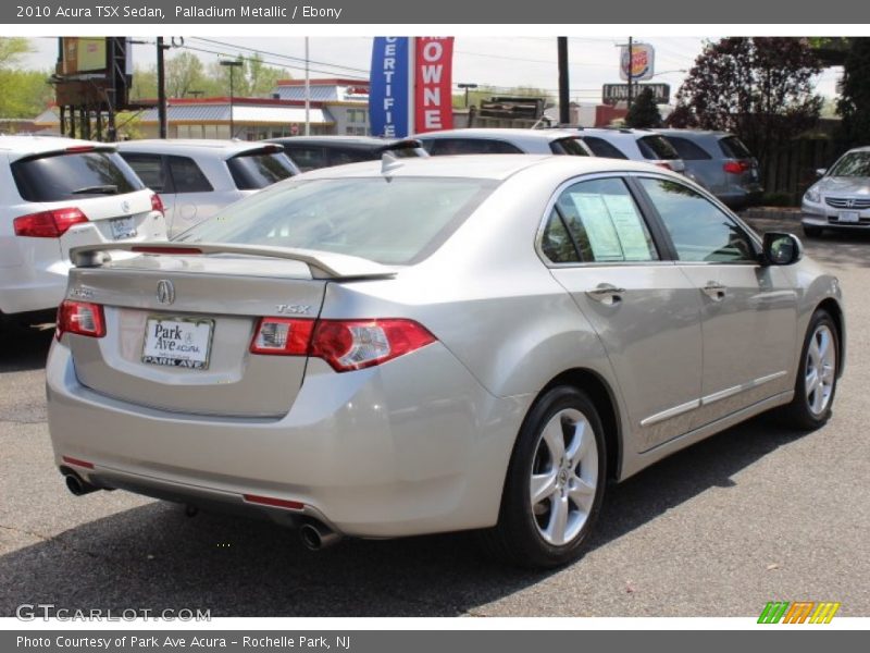 Palladium Metallic / Ebony 2010 Acura TSX Sedan