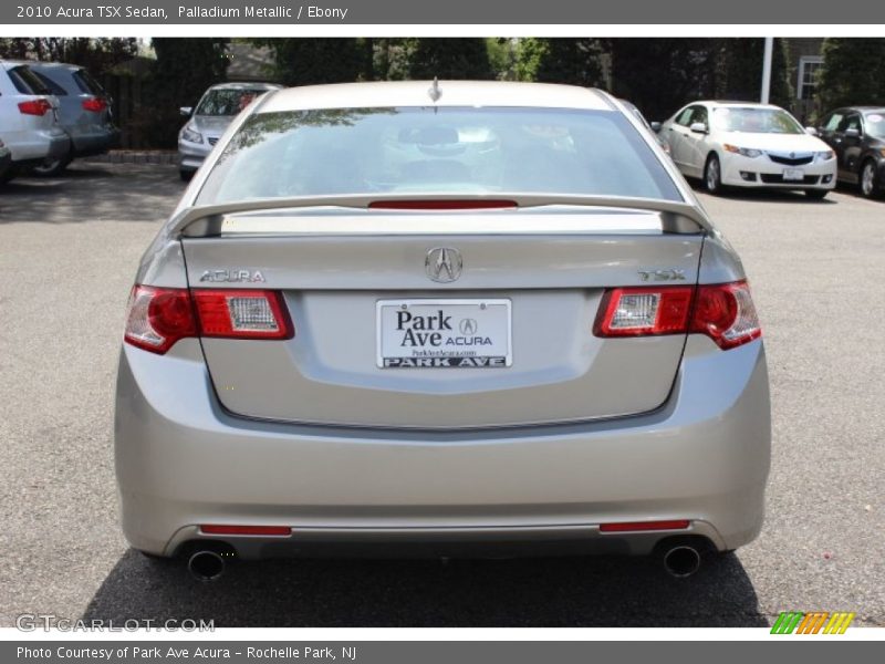 Palladium Metallic / Ebony 2010 Acura TSX Sedan