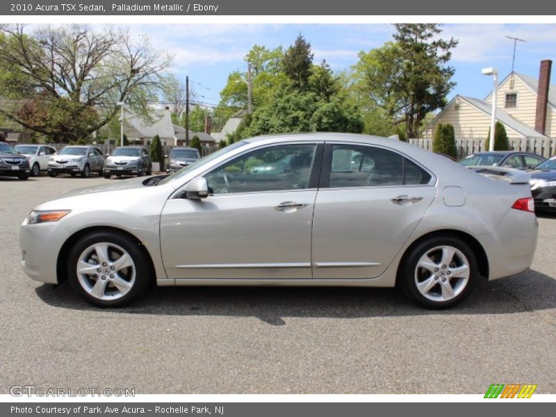 Palladium Metallic / Ebony 2010 Acura TSX Sedan