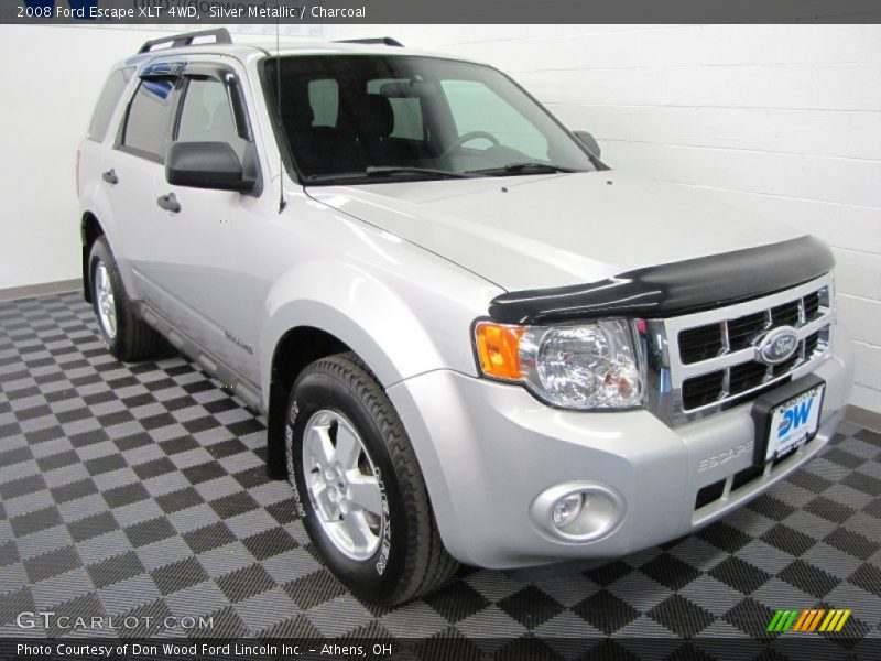 Silver Metallic / Charcoal 2008 Ford Escape XLT 4WD