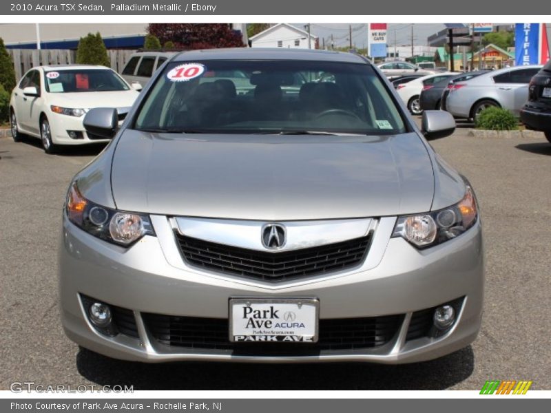 Palladium Metallic / Ebony 2010 Acura TSX Sedan