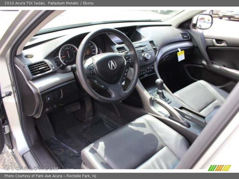 Palladium Metallic / Ebony 2010 Acura TSX Sedan