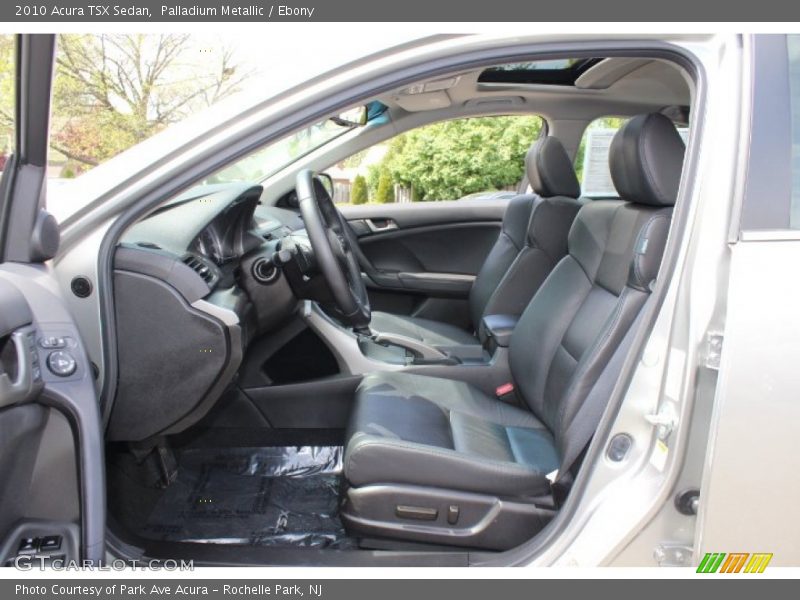 Palladium Metallic / Ebony 2010 Acura TSX Sedan