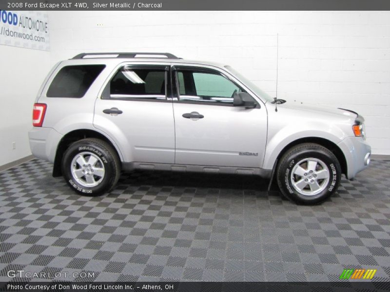 Silver Metallic / Charcoal 2008 Ford Escape XLT 4WD