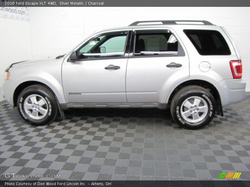 Silver Metallic / Charcoal 2008 Ford Escape XLT 4WD
