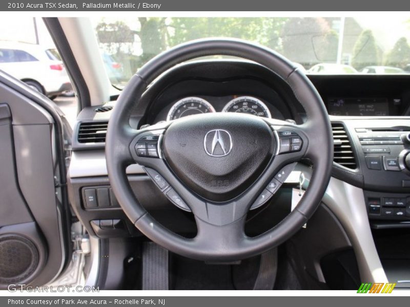 Palladium Metallic / Ebony 2010 Acura TSX Sedan