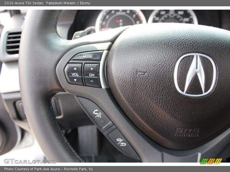 Palladium Metallic / Ebony 2010 Acura TSX Sedan