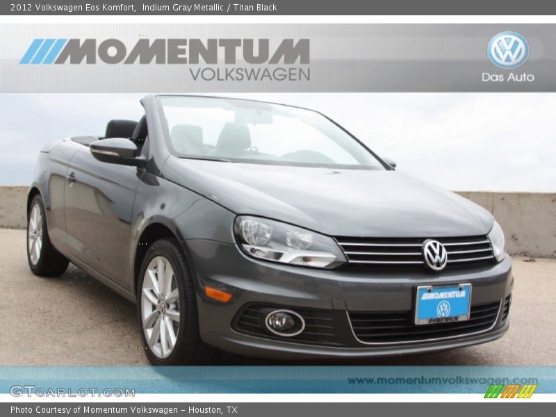 Indium Gray Metallic / Titan Black 2012 Volkswagen Eos Komfort