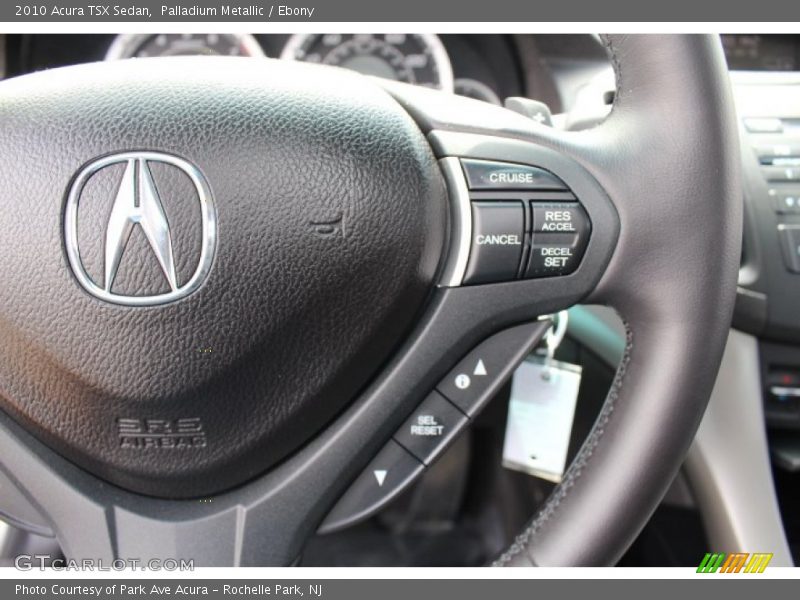 Palladium Metallic / Ebony 2010 Acura TSX Sedan