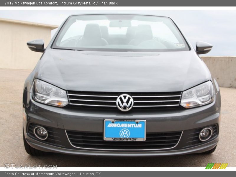 Indium Gray Metallic / Titan Black 2012 Volkswagen Eos Komfort