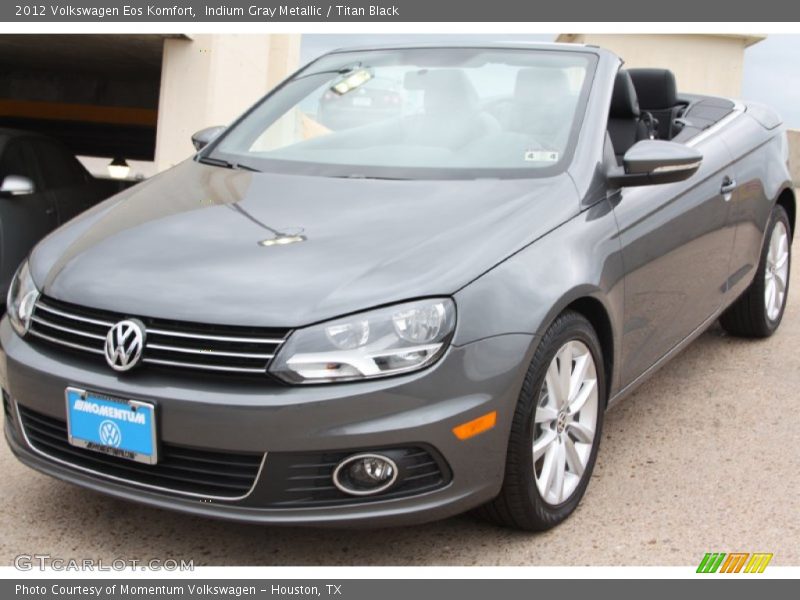 Indium Gray Metallic / Titan Black 2012 Volkswagen Eos Komfort