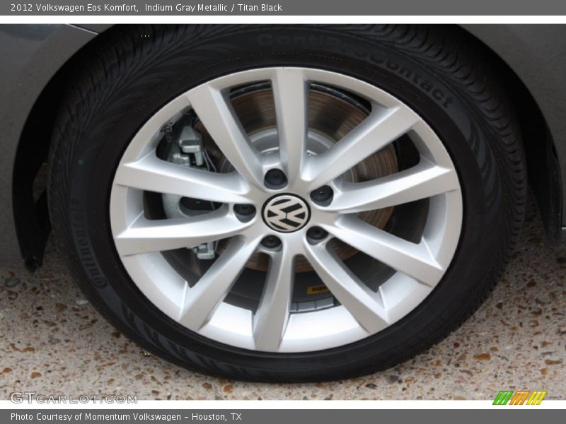 Indium Gray Metallic / Titan Black 2012 Volkswagen Eos Komfort