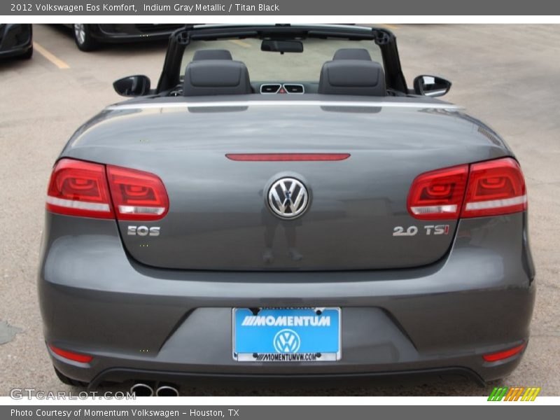 Indium Gray Metallic / Titan Black 2012 Volkswagen Eos Komfort
