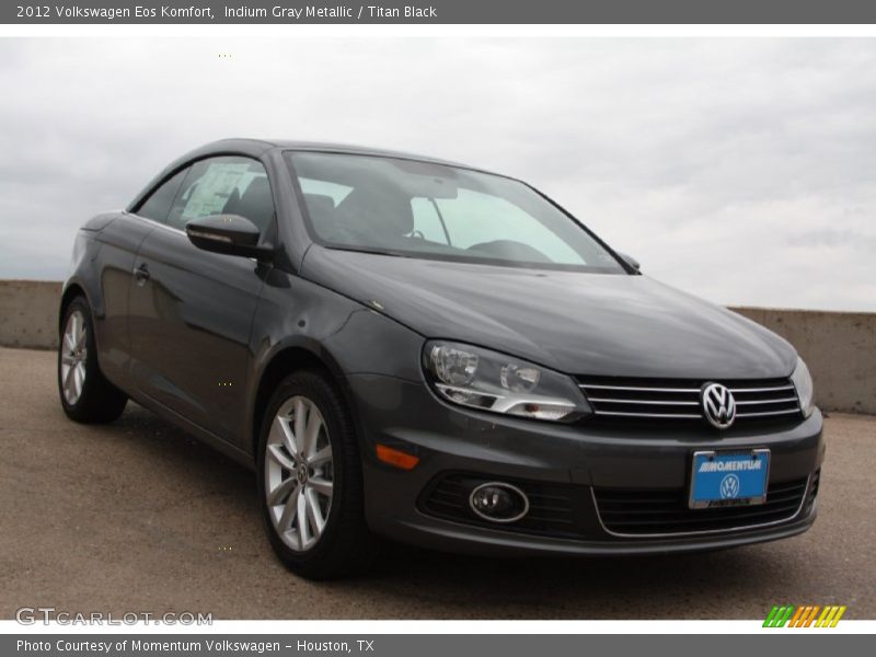 Indium Gray Metallic / Titan Black 2012 Volkswagen Eos Komfort