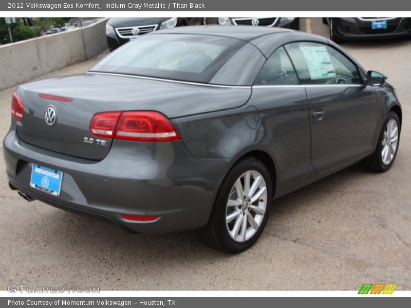 Indium Gray Metallic / Titan Black 2012 Volkswagen Eos Komfort