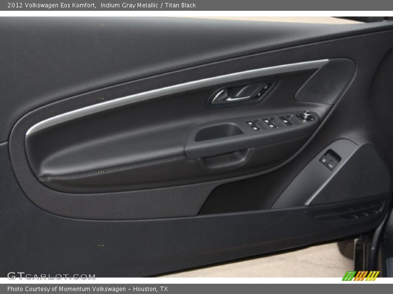 Indium Gray Metallic / Titan Black 2012 Volkswagen Eos Komfort