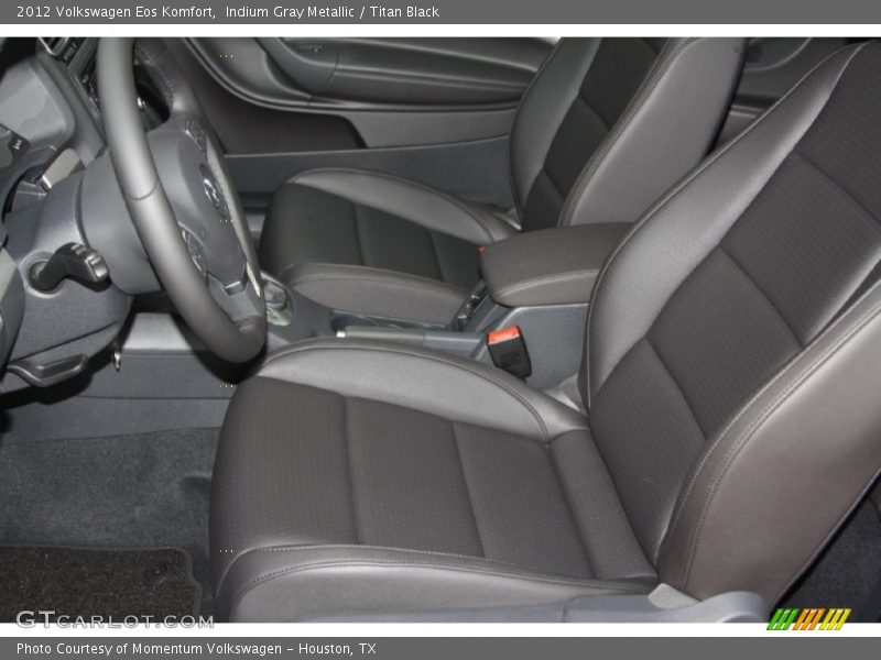 Indium Gray Metallic / Titan Black 2012 Volkswagen Eos Komfort