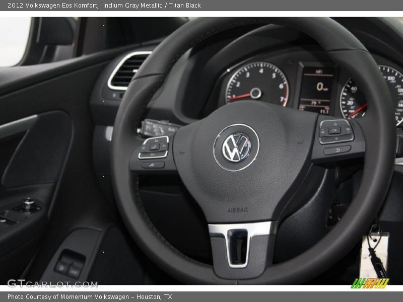 Indium Gray Metallic / Titan Black 2012 Volkswagen Eos Komfort