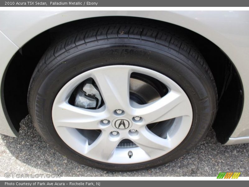 Palladium Metallic / Ebony 2010 Acura TSX Sedan