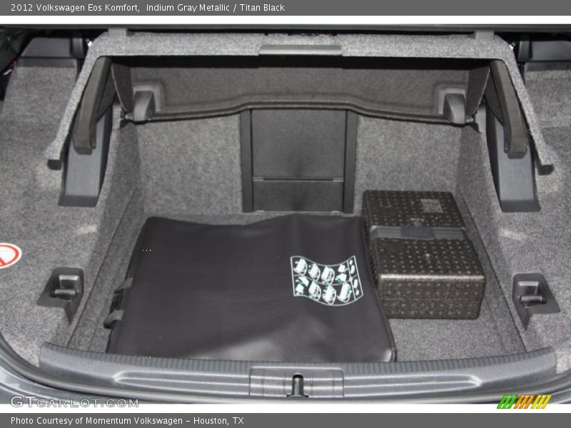 Indium Gray Metallic / Titan Black 2012 Volkswagen Eos Komfort