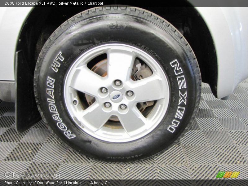 Silver Metallic / Charcoal 2008 Ford Escape XLT 4WD