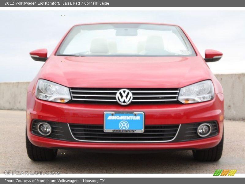 Salsa Red / Cornsilk Beige 2012 Volkswagen Eos Komfort