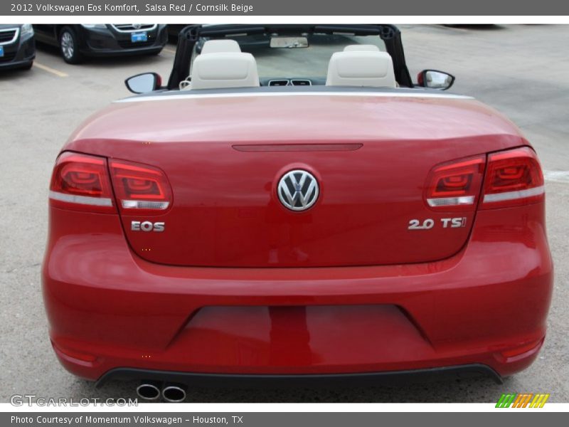 Salsa Red / Cornsilk Beige 2012 Volkswagen Eos Komfort